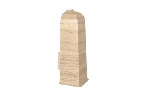 Narożnik zewnętrzny do listew Vigo 60 Arbiton, dąb monument, 2 szt.