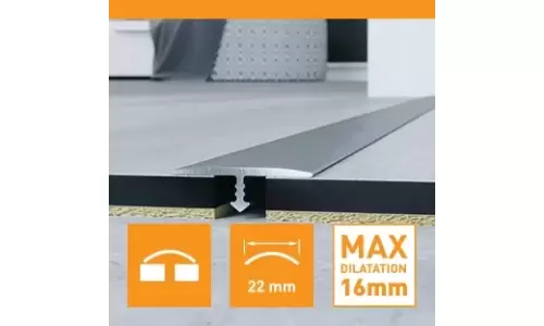 Profil dylatacyjny PRO T Arbiton srebrny 0,93 m