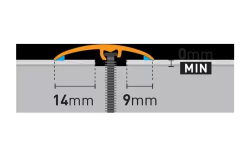 Profil uniwersalny Arbiton CS37 A1 srebrny 0,93 m