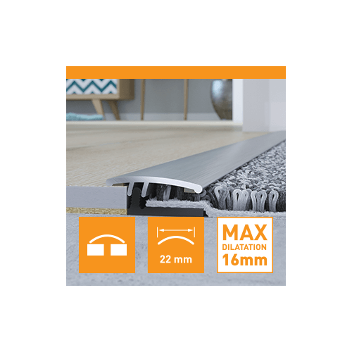 Profil dylatacyjny PRODUO22 Arbiton srebrny 0,93 m